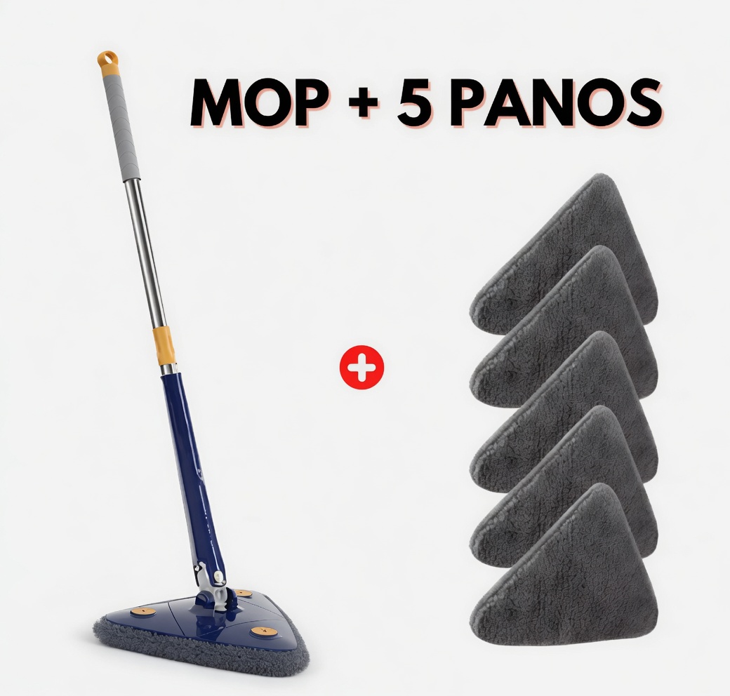 Mop + 5 Panos de Microfibra